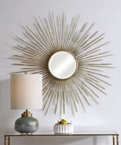 Uttermost Golden Rays Starburst Mirror