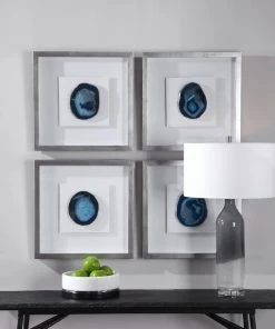 Uttermost Kalia Blue Stone Shadow Box