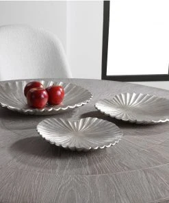 Uttermost Lotus Leaves Wall Decor, S/3