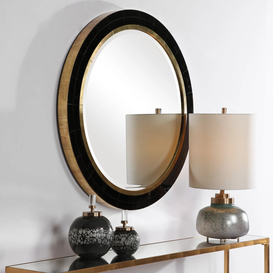 Uttermost Nayla Tiled Round Mirror 6 Uttermost Nayla Tiled Round Mirror