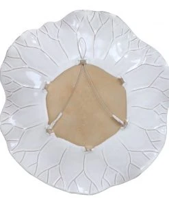 Uttermost Abella Ceramic Wall Decor, S/3, White