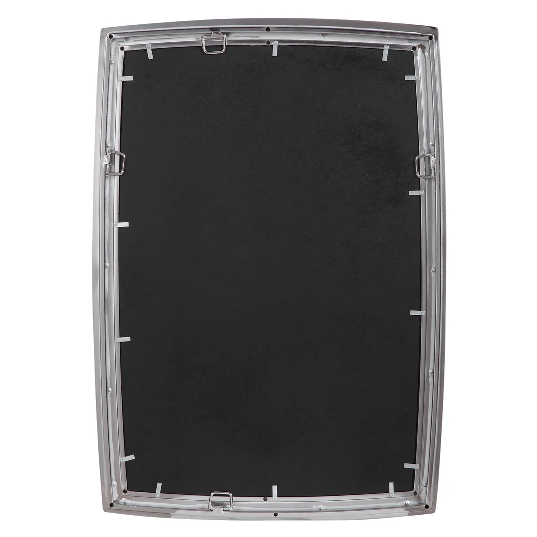 Uttermost Haskill Brushed Nickel Mirror DECOR 9 Uttermost Haskill Brushed Nickel Mirror DECOR