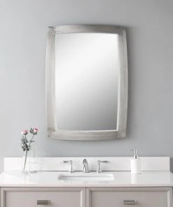Uttermost Haskill Brushed Nickel Mirror DECOR