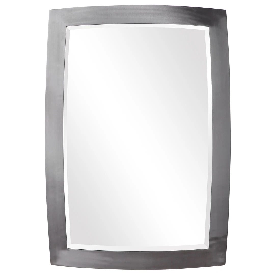 Uttermost Haskill Brushed Nickel Mirror DECOR 3 Uttermost Haskill Brushed Nickel Mirror DECOR
