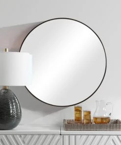 Uttermost Coulson Modern Round Mirror DECOR