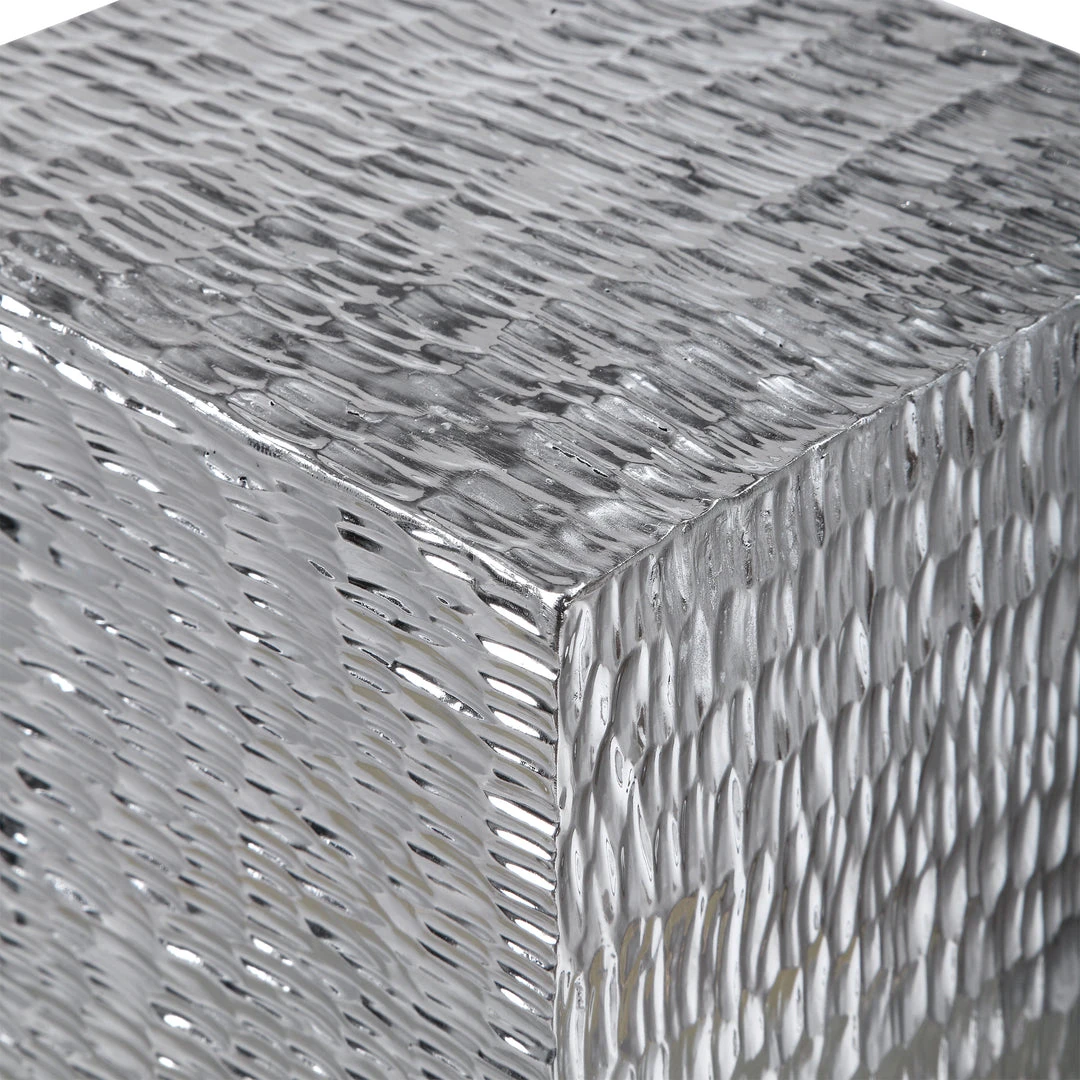 Uttermost Jessamine Silver Wall Cube 6 Uttermost Jessamine Silver Wall Cube