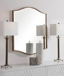 DECOR Uttermost Cerise Gold Mirror