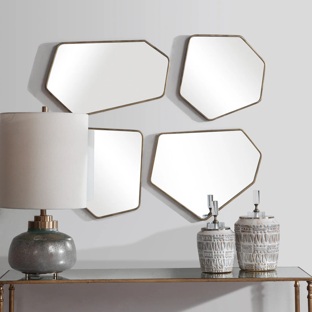 DECOR Uttermost Linneah Modern Mirrors, S/4 7 DECOR Uttermost Linneah Modern Mirrors, S/4