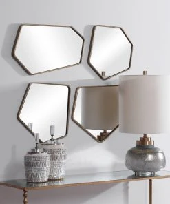 DECOR Uttermost Linneah Modern Mirrors, S/4 16 DECOR Uttermost Linneah Modern Mirrors, S/4