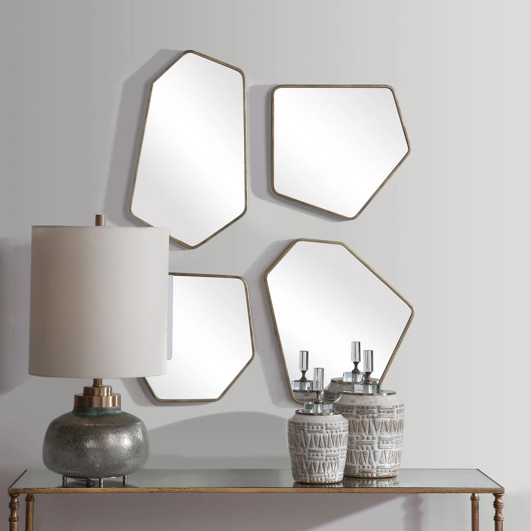 DECOR Uttermost Linneah Modern Mirrors, S/4 5 DECOR Uttermost Linneah Modern Mirrors, S/4