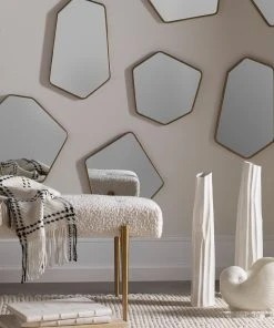 DECOR Uttermost Linneah Modern Mirrors, S/4