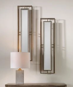 Uttermost Rutledge Gold Mirrors, S/2 DECOR