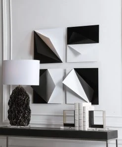 Uttermost Origami Metal Wall Decor, S/4