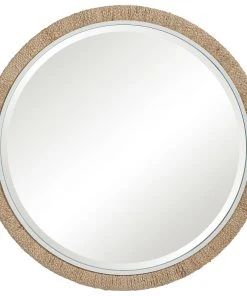 Uttermost Carbet Round Rope Mirror