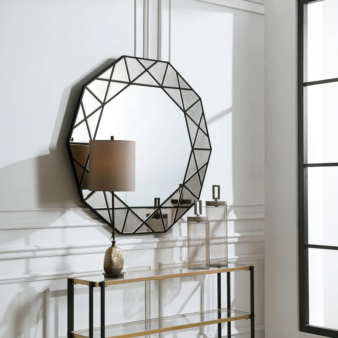 Uttermost Manarola Decagon Shaped Mirror DECOR 5 Uttermost Manarola Decagon Shaped Mirror DECOR