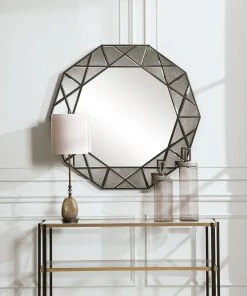Uttermost Manarola Decagon Shaped Mirror DECOR 9 Uttermost Manarola Decagon Shaped Mirror DECOR