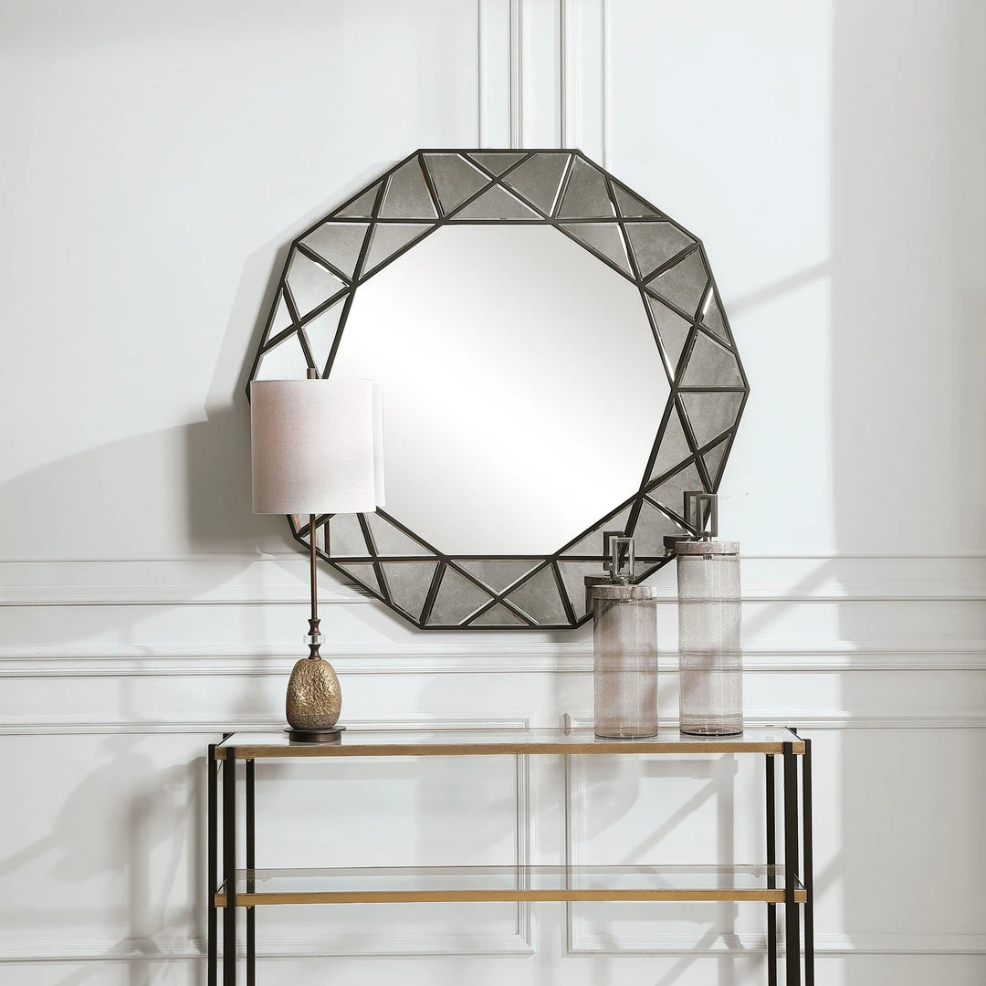 Uttermost Manarola Decagon Shaped Mirror DECOR 4 Uttermost Manarola Decagon Shaped Mirror DECOR