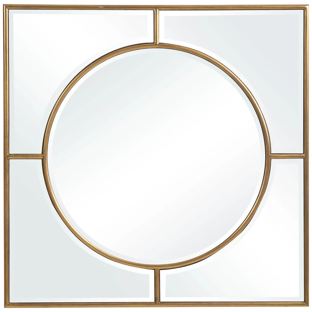 Uttermost Stanford Gold Square Mirror 3 Uttermost Stanford Gold Square Mirror