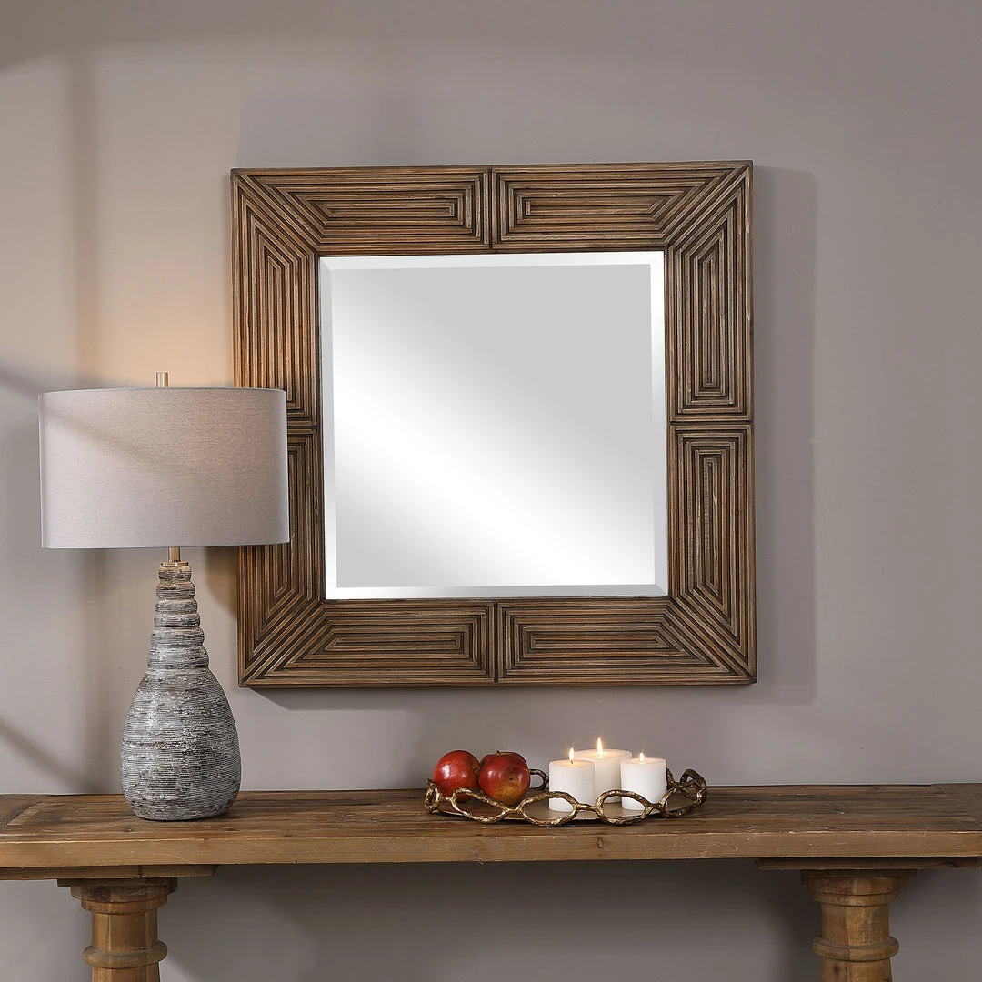 DECOR Uttermost Traveler Geometric Square Mirror 5 DECOR Uttermost Traveler Geometric Square Mirror