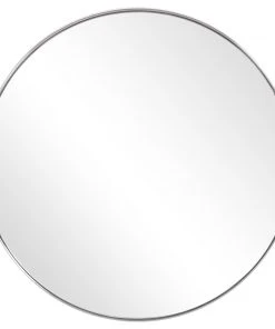 Uttermost Coulson Nickel Round Mirror