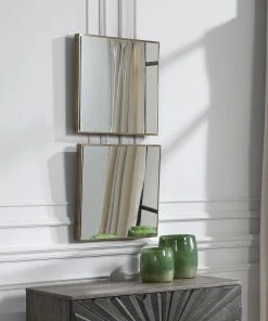 DECOR Uttermost Balmoral Modern Square Mirror