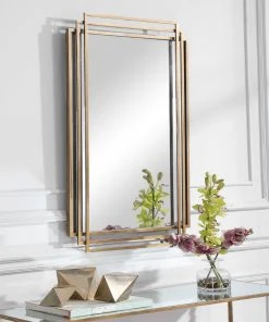 Uttermost Amherst Brushed Gold Mirror