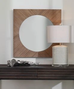 Uttermost Uma Wooden Square Mirror
