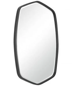 DECOR Uttermost Duronia Black Iron Mirror