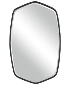 DECOR Uttermost Duronia Black Iron Mirror