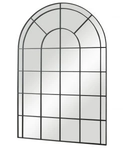 Uttermost Grantola Black Arch Iron Mirror DECOR