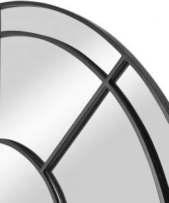 Uttermost Grantola Black Arch Iron Mirror DECOR