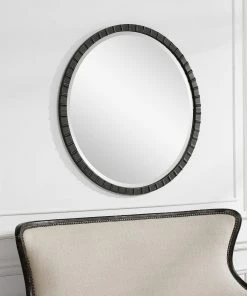 Uttermost Dandridge Round Industrial Mirror DECOR 10 Uttermost Dandridge Round Industrial Mirror DECOR