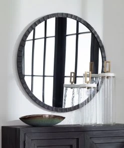 Uttermost Dandridge Round Industrial Mirror DECOR