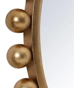 Uttermost Cyra Gold Round Mirror DECOR