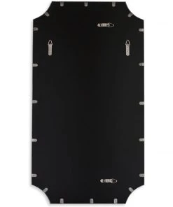 DECOR Uttermost Lennox Black Scalloped Corner Mirror 11 DECOR Uttermost Lennox Black Scalloped Corner Mirror