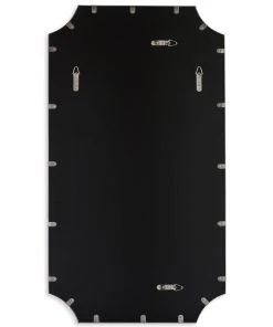 Uttermost Lennox Nickel Scalloped Corner Mirror