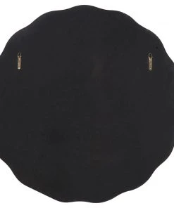 DECOR Uttermost Aneta Black Round Mirror