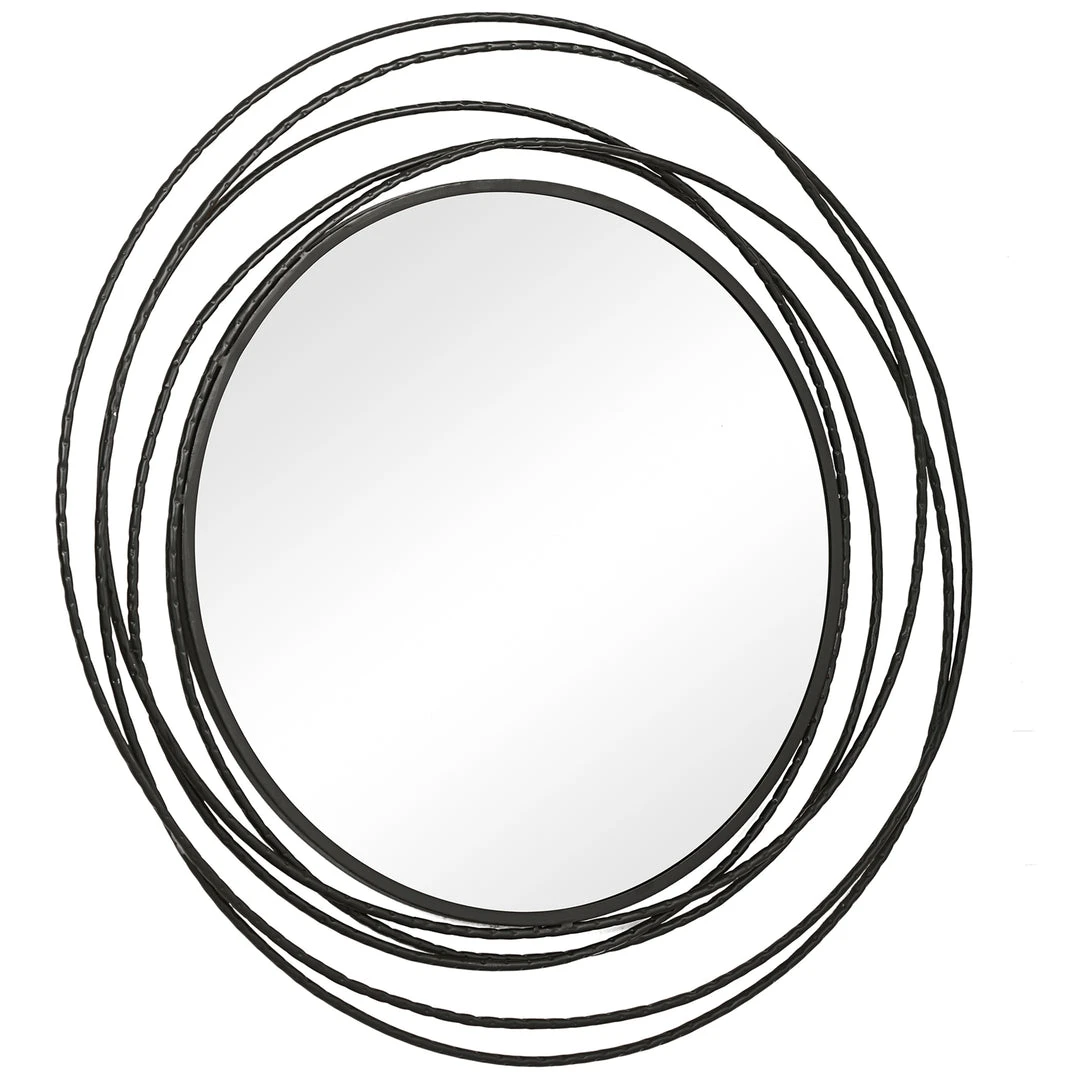 Uttermost Whirlwind Black Round Mirror 6 Uttermost Whirlwind Black Round Mirror