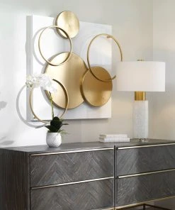 Uttermost Adagio Golden Disk Wall Art 7 Uttermost Adagio Golden Disk Wall Art