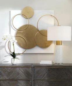 Uttermost Adagio Golden Disk Wall Art