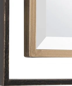 Uttermost Carrizo Gold & Bronze Rectangle Mirror