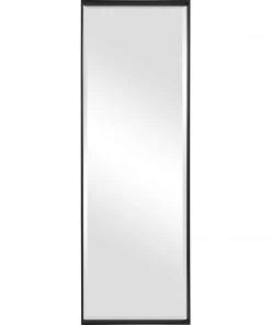 Uttermost Kahn Oversized Black Rectangular Mirror DECOR
