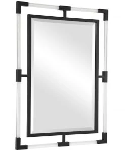 Uttermost Balkan Black Iron Mirror