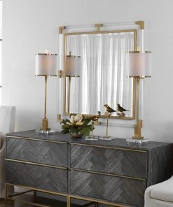 Uttermost Balkan Golden Square Mirror DECOR