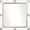 Uttermost Balkan Golden Square Mirror DECOR