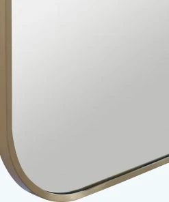 DECOR Uttermost Taft Plated Brass Mirror