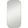 DECOR Uttermost Taft Plated Brass Mirror