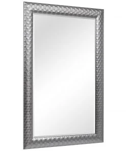 DECOR Uttermost Caldera Textured Gray Mirror