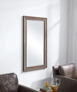 Uttermost Valles Golden Rust Mirror