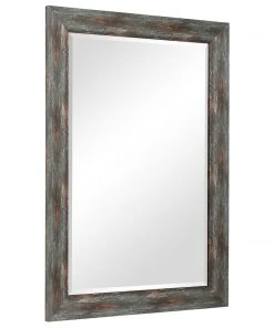 DECOR Uttermost Owenby Rustic Silver & Bronze Mirror